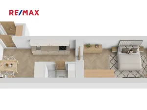 Prodej bytu 2+kk, Praha - Smíchov, Kováků, 37 m2