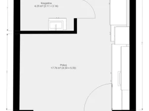 Pronájem bytu 1+kk, Brno, Koliště, 23 m2