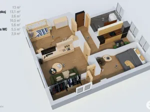 Prodej bytu 3+1, Krnov, Mikulášská, 57 m2