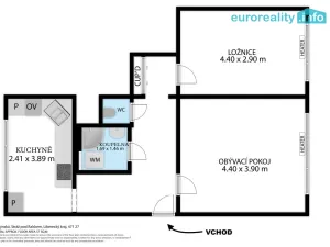 Prodej bytu 2+1, Stráž pod Ralskem, Mlýnská, 56 m2