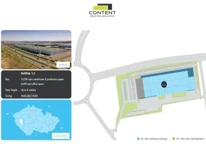 Pronájem skladu, Plzeň - Skvrňany, U Nové Hospody, 14500 m2