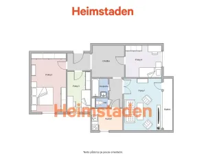 Pronájem bytu 4+1, Orlová - Lutyně, Ke Studánce, 88 m2