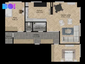 Prodej bytu 3+kk, Ostrava - Moravská Ostrava, Nádražní, 82 m2