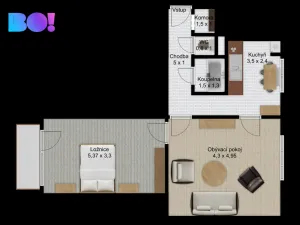 Prodej bytu 2+1, Ostrava - Mariánské Hory, Pražákova, 67 m2