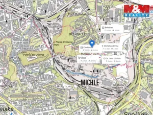 Pronájem bytu 2+1, Praha - Michle, V dolině, 49 m2