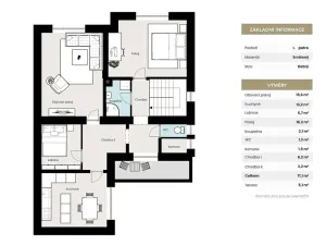 Prodej rodinného domu, Jirny, Brandýská, 230 m2