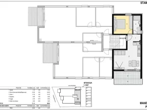 Prodej bytu 2+kk, Mandre, Chorvatsko, 49 m2
