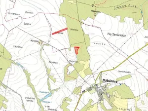 Prodej pole, Džbánice, 6560 m2