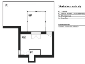 Pronájem bytu 2+kk, Brno - Trnitá, Mlýnská, 43 m2