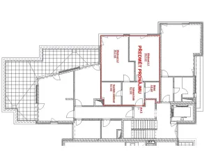 Pronájem bytu 2+kk, Praha - Krč, Nad Ryšánkou, 61 m2