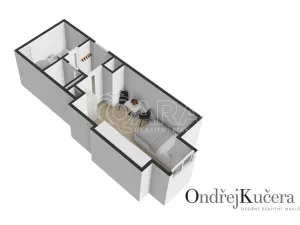 Pronájem bytu 1+kk, Praha - Nusle, K podjezdu, 29 m2