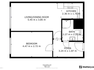 Pronájem bytu 2+kk, Praha - Stodůlky, Janského, 44 m2