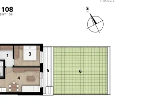 Prodej bytu 2+kk, Praha - Strašnice, Strančická, 45 m2