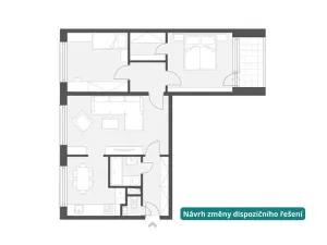 Prodej bytu 3+1, Prachatice, Italská, 73 m2