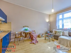 Pronájem bytu 1+kk, Praha - Vysočany, Novovysočanská, 31 m2