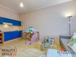 Pronájem bytu 1+kk, Praha - Vysočany, Novovysočanská, 31 m2