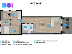 Pronájem apartmánu, Soběšovice, 103 m2
