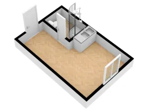 Pronájem bytu 1+kk, Praha - Žižkov, Jeseniova, 16 m2