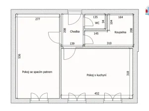 Pronájem bytu 2+kk, Horšovský Týn - Malé Předměstí, Jana Littrowa, 40 m2