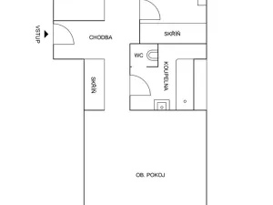 Pronájem bytu 2+1, Hradec Králové, Čelakovského, 70 m2