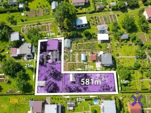 Prodej zahrady, Zlín - Malenovice, 581 m2