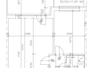 Pronájem bytu 2+kk, Olomouc - Slavonín, Topolová, 55 m2