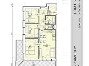 Prodej bytu 4+kk, Brno, Chvalovka, 68 m2