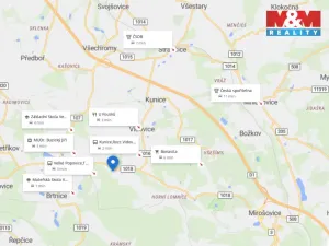 Prodej zahrady, Velké Popovice, Masarykova, 800 m2