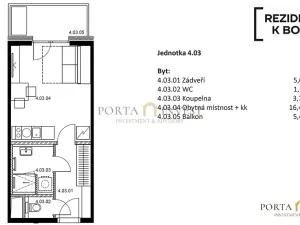 Prodej bytu 1+kk, Praha - Vršovice, K Botiči, 29 m2