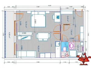 Pronájem bytu 2+kk, Praha - Chodov, Jarníkova, 50 m2