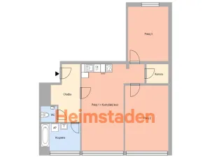 Pronájem bytu 3+kk, Havířov - Město, nám. Republiky, 75 m2