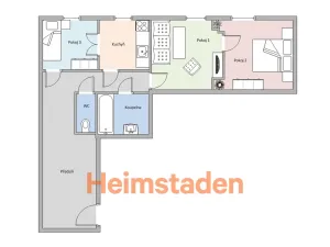 Pronájem bytu 3+1, Ostrava - Poruba, náměstí Jana Nerudy, 99 m2