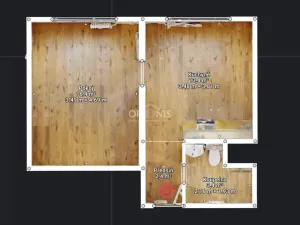 Pronájem bytu 1+1, Chomutov, 17. listopadu, 33 m2