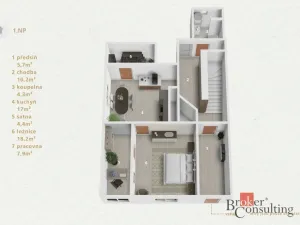 Prodej rodinného domu, Chodová Planá, Pohraniční stráže, 130 m2