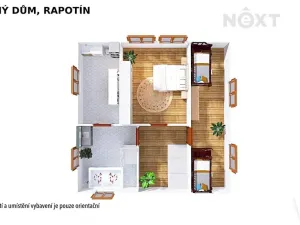 Pronájem rodinného domu, Rapotín, Jesenická, 177 m2