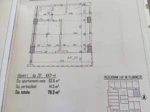Prodej bytu 1+kk, Rruga Wiena, Golem, Albánie, 37 m2