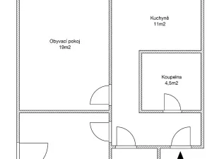 Prodej bytu 2+1, Brno, Březová, 54 m2