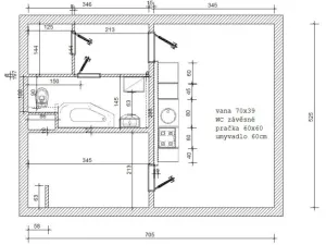 Pronájem bytu 2+kk, Brno - Lesná, Brožíkova, 38 m2