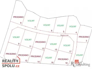 Prodej pozemku pro bydlení, Hlubočec, 854 m2