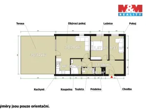 Prodej bytu 3+kk, Praha - Hlubočepy, Miloše Havla, 104 m2