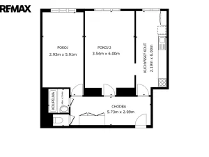 Pronájem bytu 2+1, Praha - Vinohrady, náměstí Jiřího z Lobkovic, 62 m2