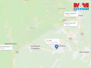 Prodej pozemku pro bydlení, Rudná pod Pradědem - Stará Rudná, 1423 m2