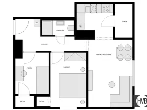 Prodej bytu 3+1, Praha - Nusle, U Svépomoci, 65 m2