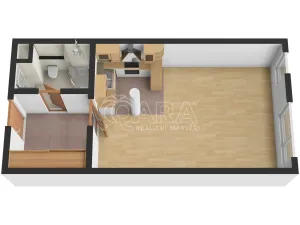 Pronájem bytu 1+kk, Praha - Prosek, Nad šestikopy, 36 m2