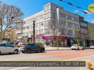Pronájem kanceláře, Zlín, třída Tomáše Bati, 108 m2