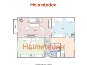 Pronájem bytu 3+1, Karviná - Nové Město, Holubova, 70 m2