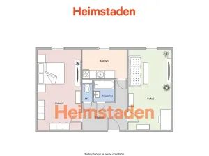 Pronájem bytu 2+1, Karviná - Nové Město, Holubova, 50 m2