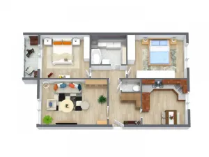 Pronájem bytu 3+1, Frýdek-Místek - Frýdek, K Hájku, 83 m2
