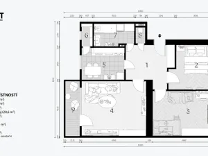 Prodej bytu 3+1, Brno, Ostrovačická, 84 m2