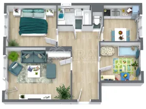 Pronájem bytu 3+1, Horní Lomná, 68 m2